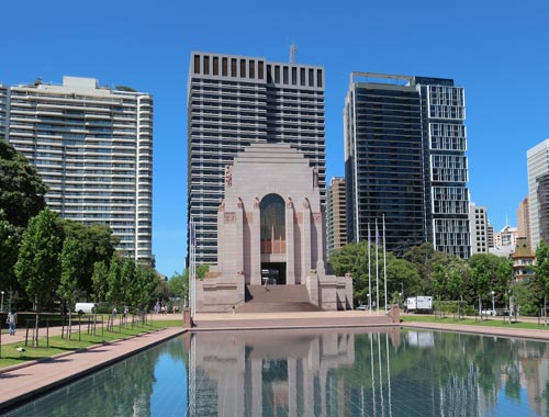 Reflecting Pond, Anzak Memorial
